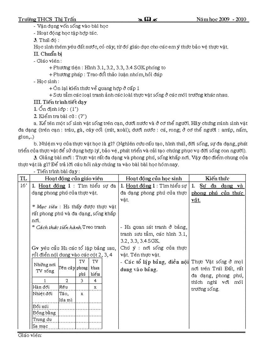 image for page Giao an mon sinh hoc 6 T1 den T7