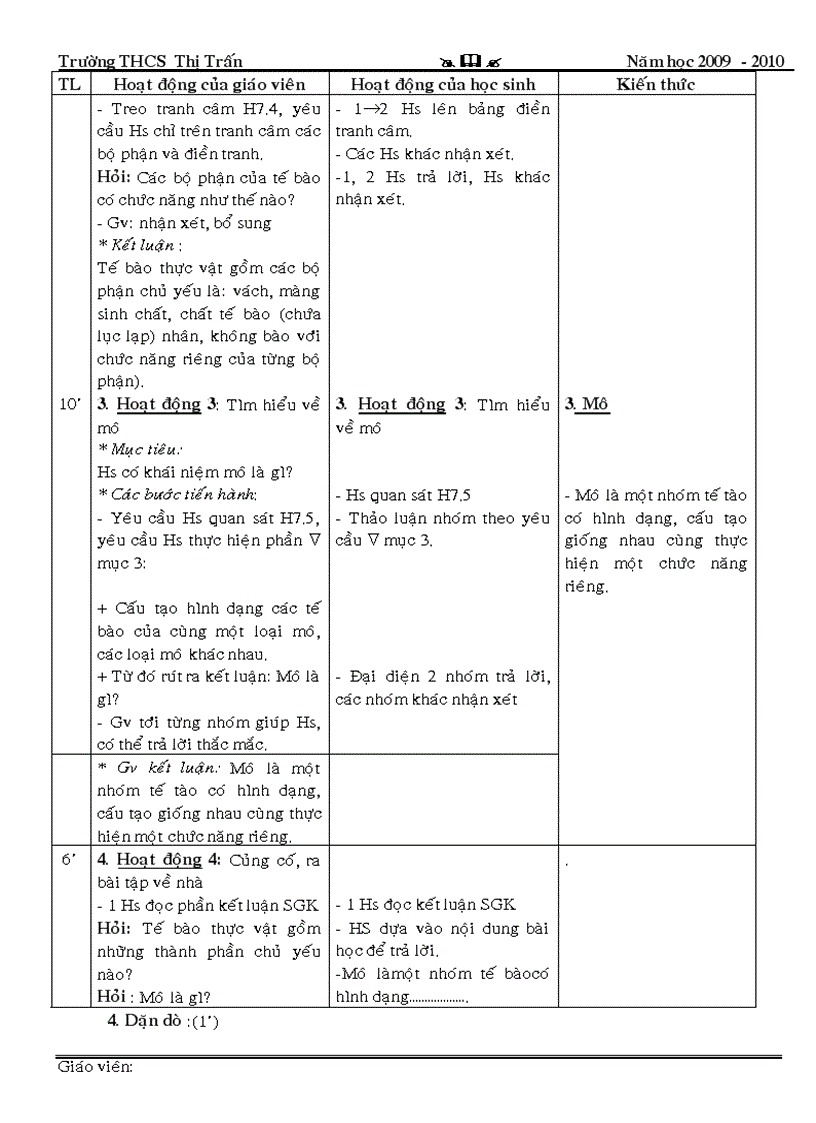 image for page Giao an mon sinh hoc 6 T1 den T7