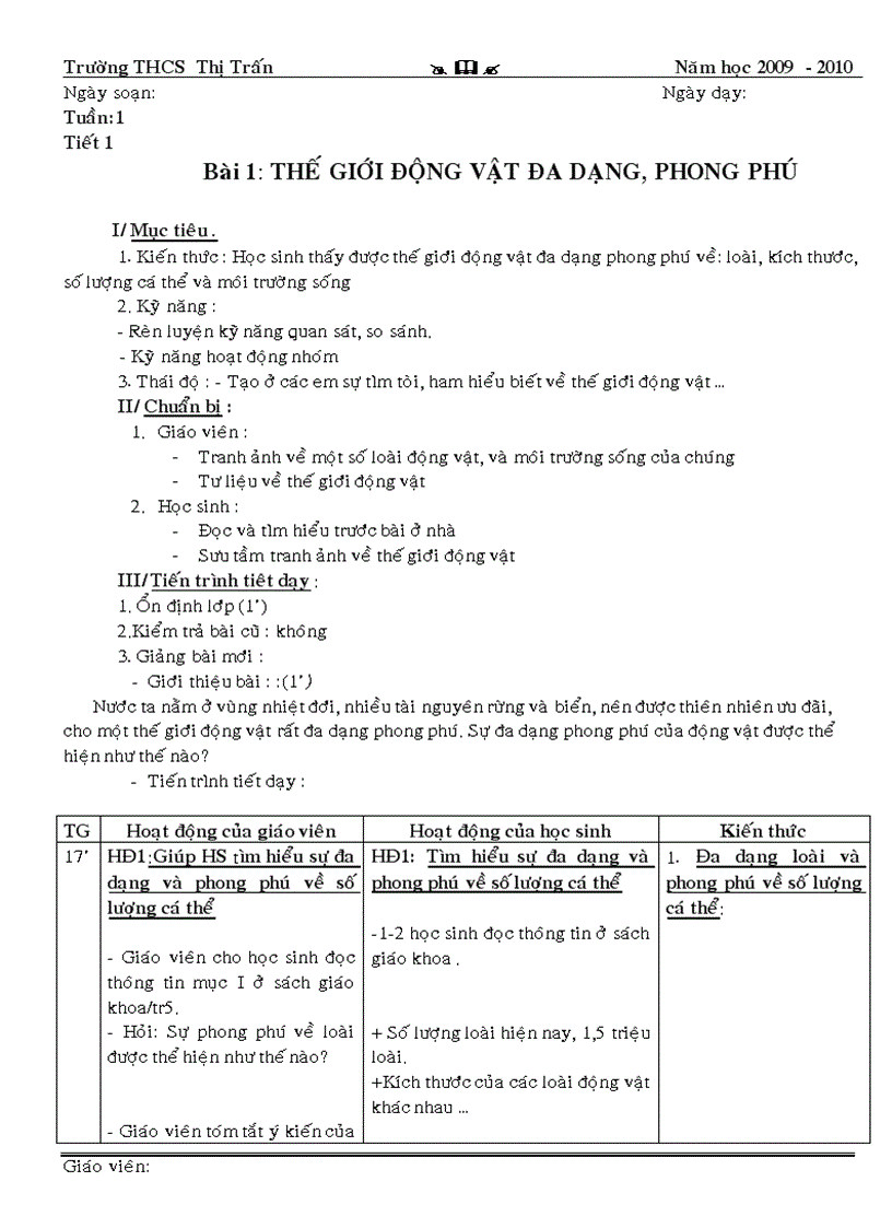 image for page Giao an mon sinh hoc 7 T1 den T7