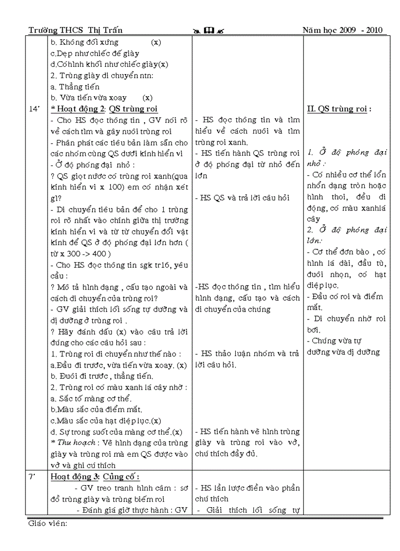 image for page Giao an mon sinh hoc 7 T1 den T7