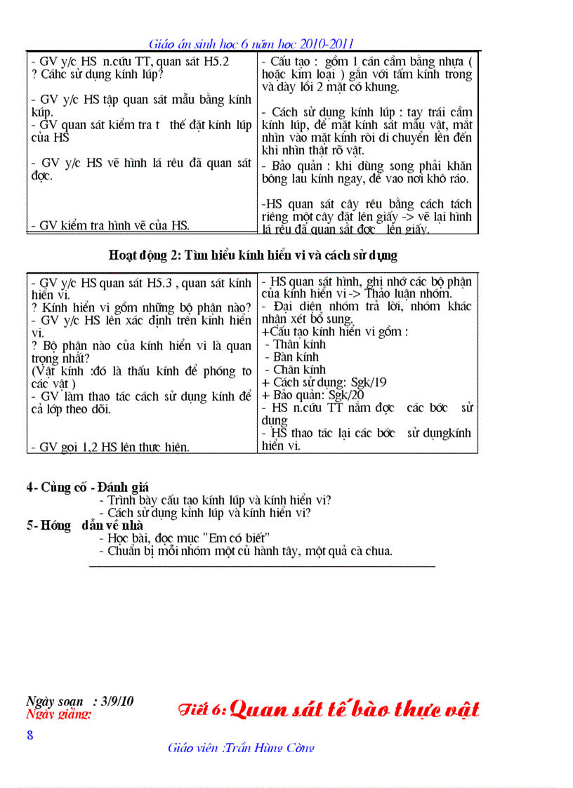 image for page Giao an sinh 6 vip