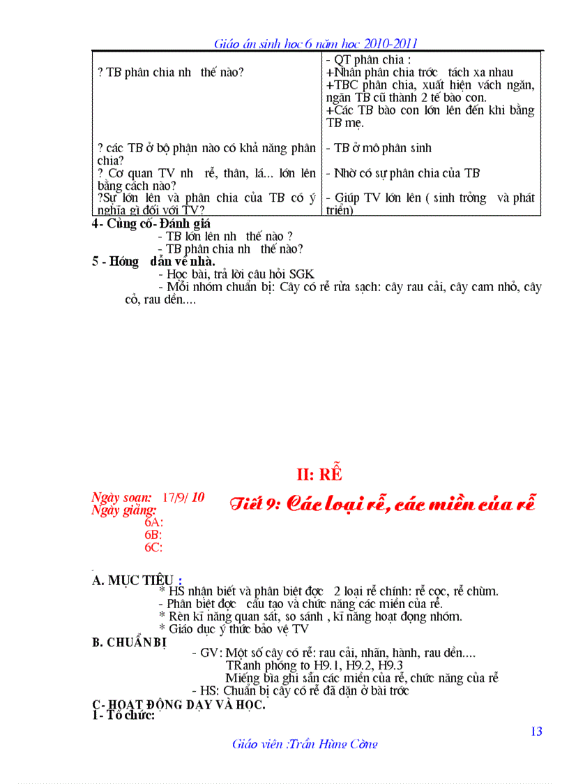 image for page Giao an sinh 6 vip