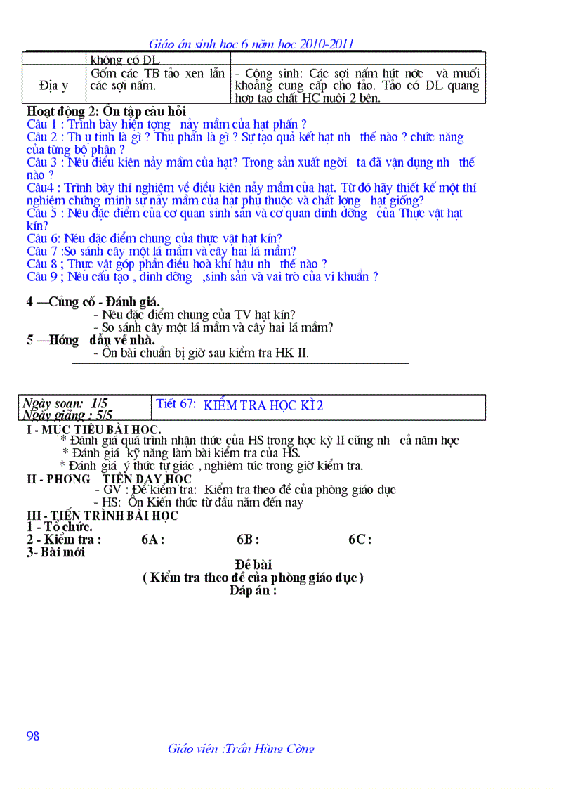 image for page Giao an sinh 6 vip