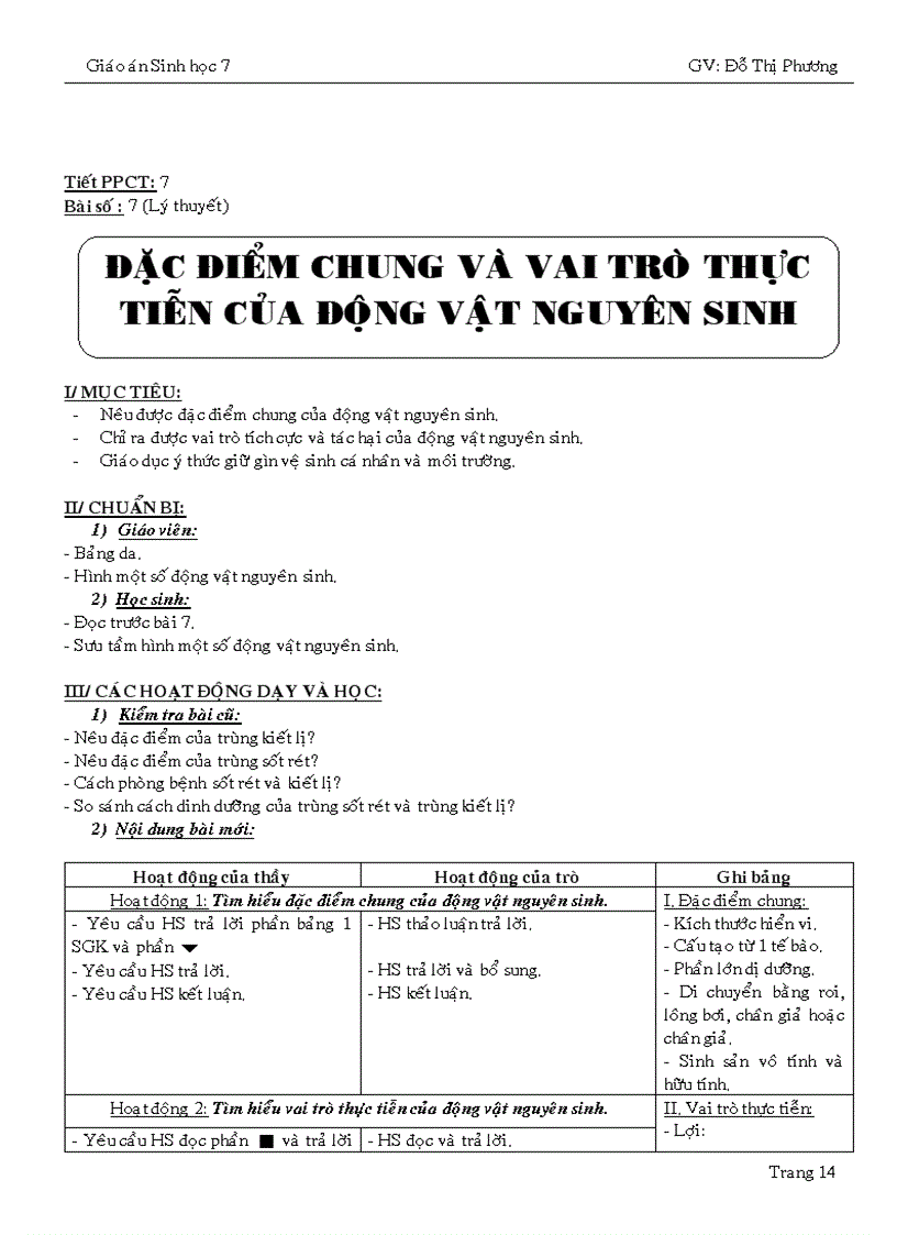 image for page Giao an sinh 7 ca nam 3 cot