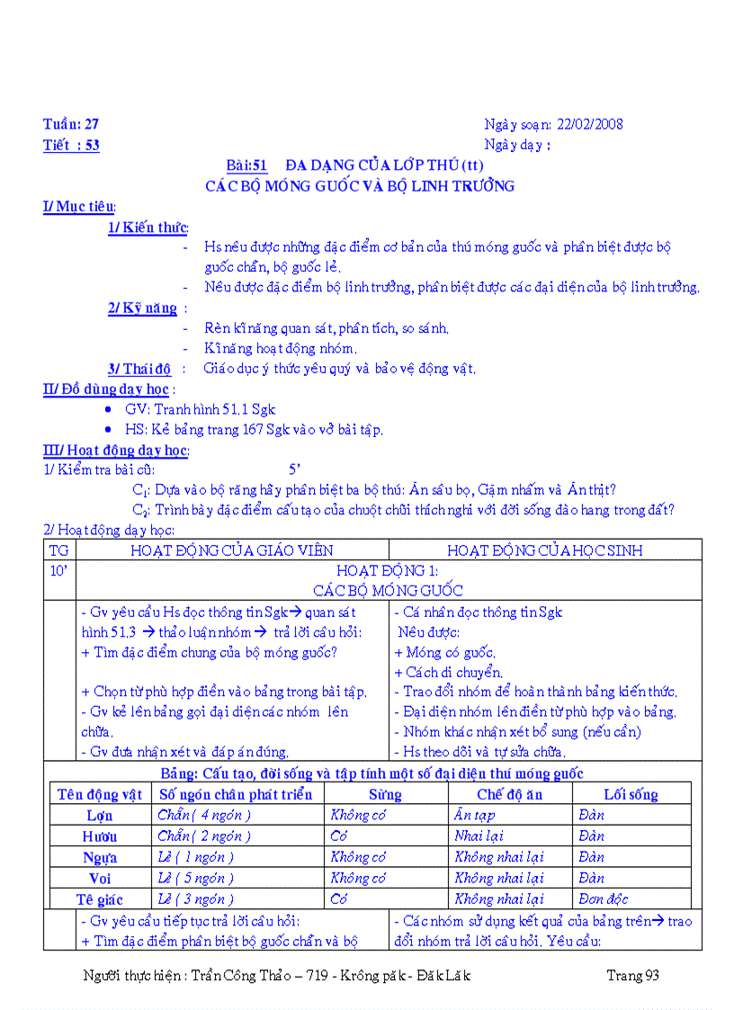 image for page Giáo án sinh 7 chuẩn 09 10