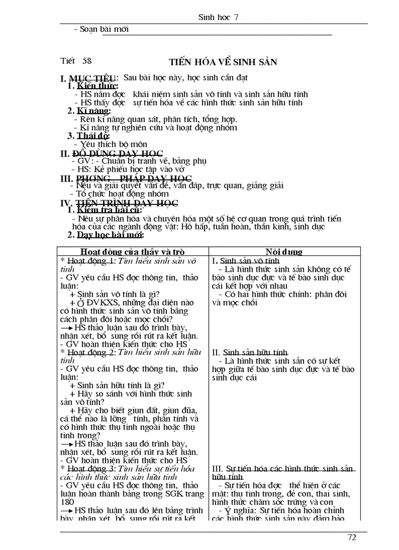 image for page Giao an sinh 7 chuan hothot