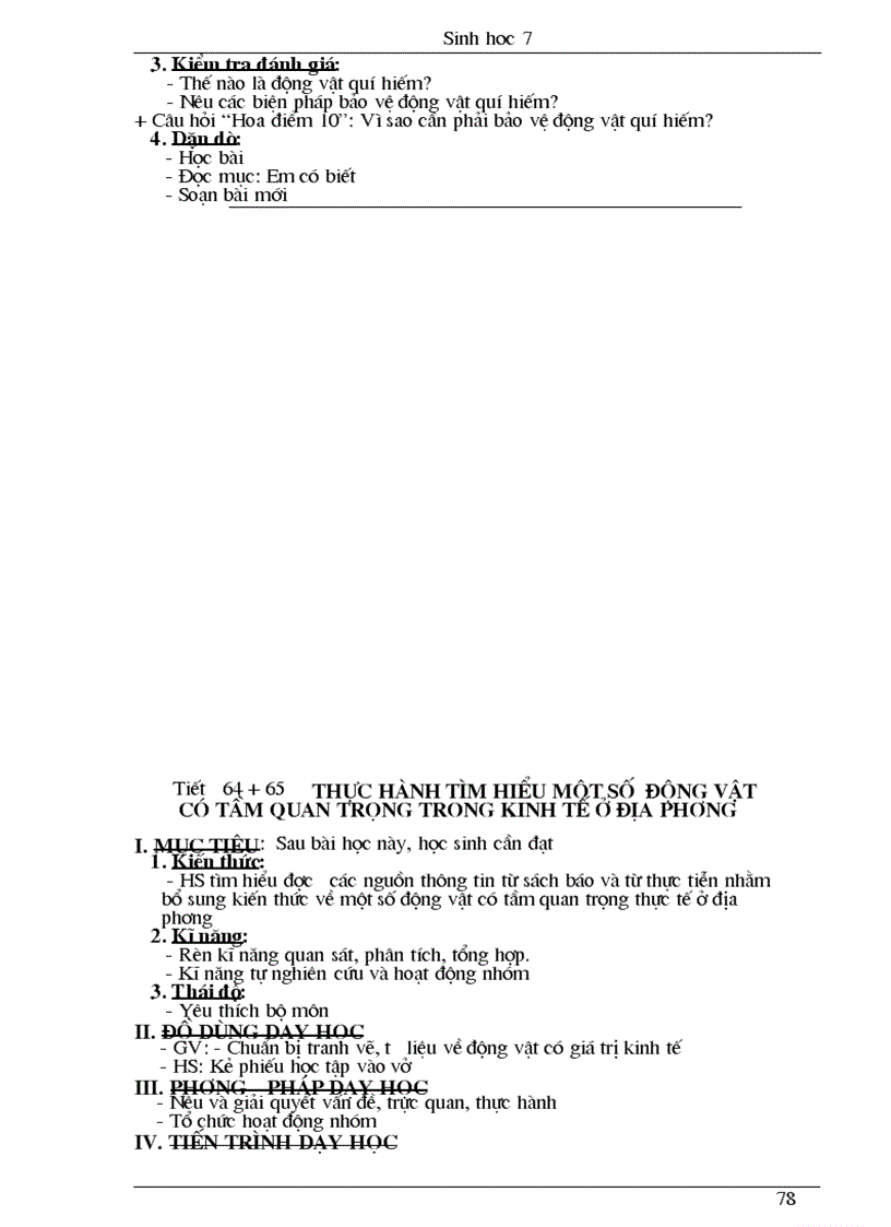 image for page Giao an sinh 7 chuan hothot