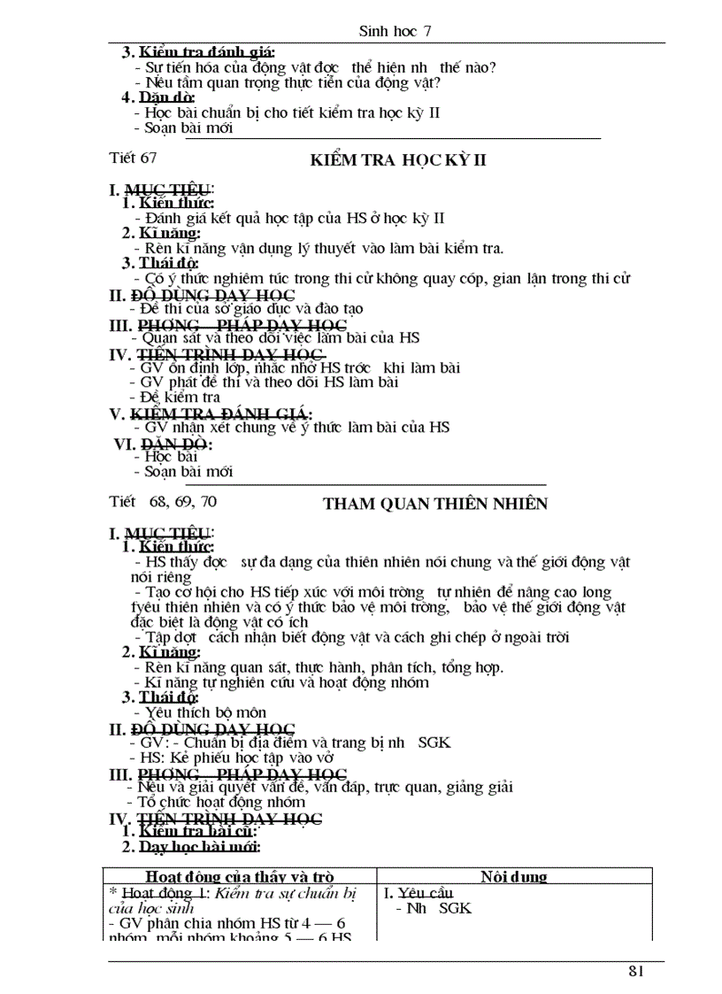 image for page Giao an sinh 7 chuan hothot