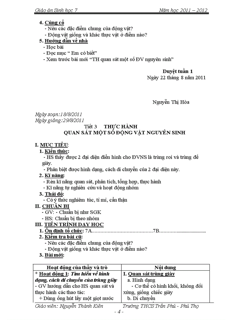 image for page Giao an Sinh 7 chuan net