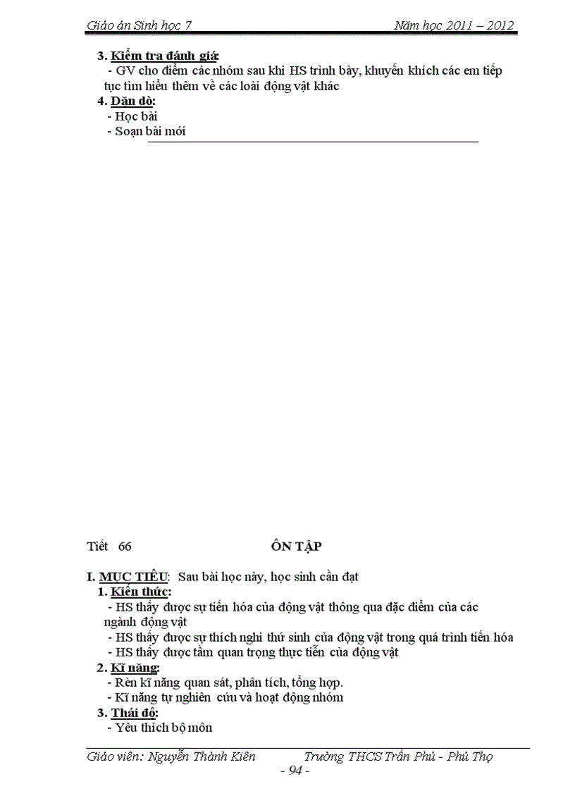 image for page Giao an Sinh 7 chuan net