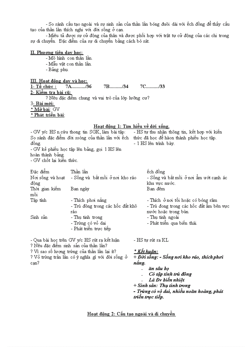 image for page Giáo án sinh 7 cực hay tải về coi đi