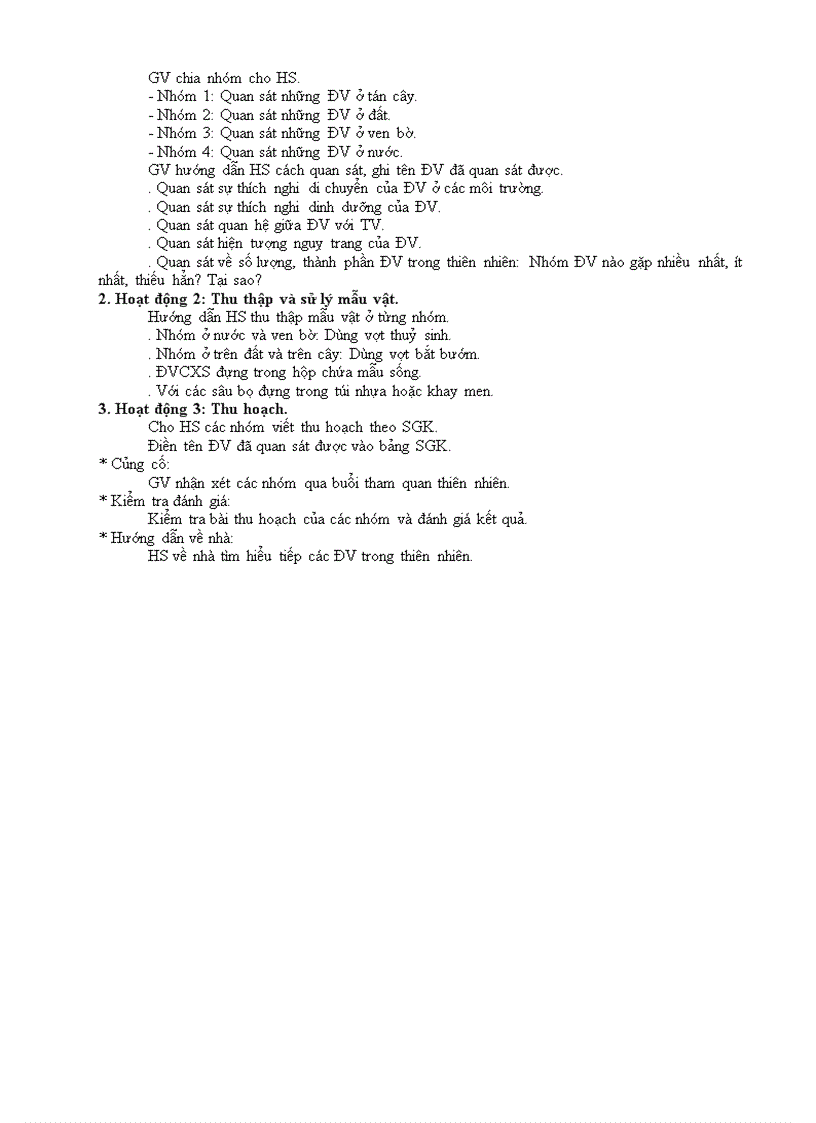 image for page Giáo án sinh 7 cực hay tải về coi đi