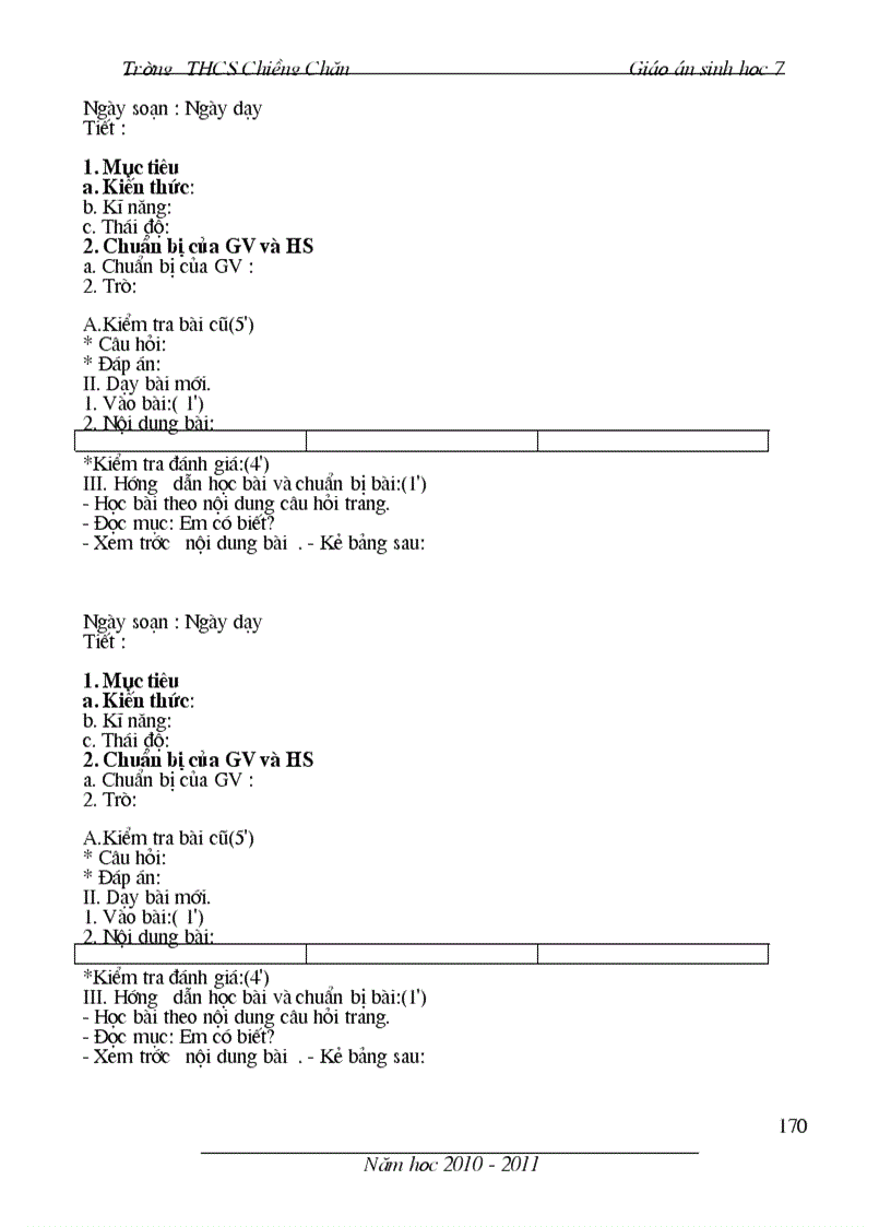 image for page Giao an sinh 7 theo chuan kien thuc