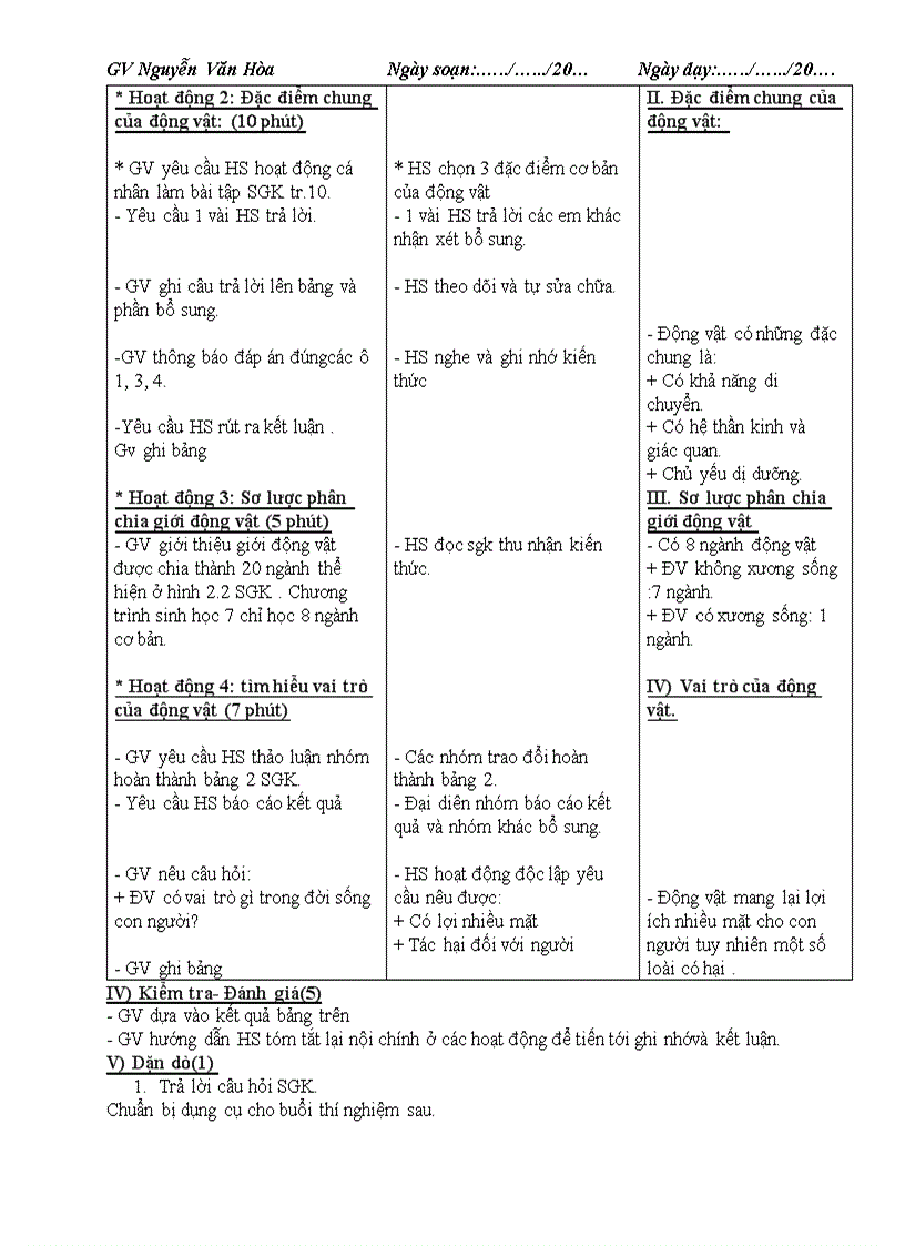 image for page Giao an sinh 7 theo chuan kien thuc doc