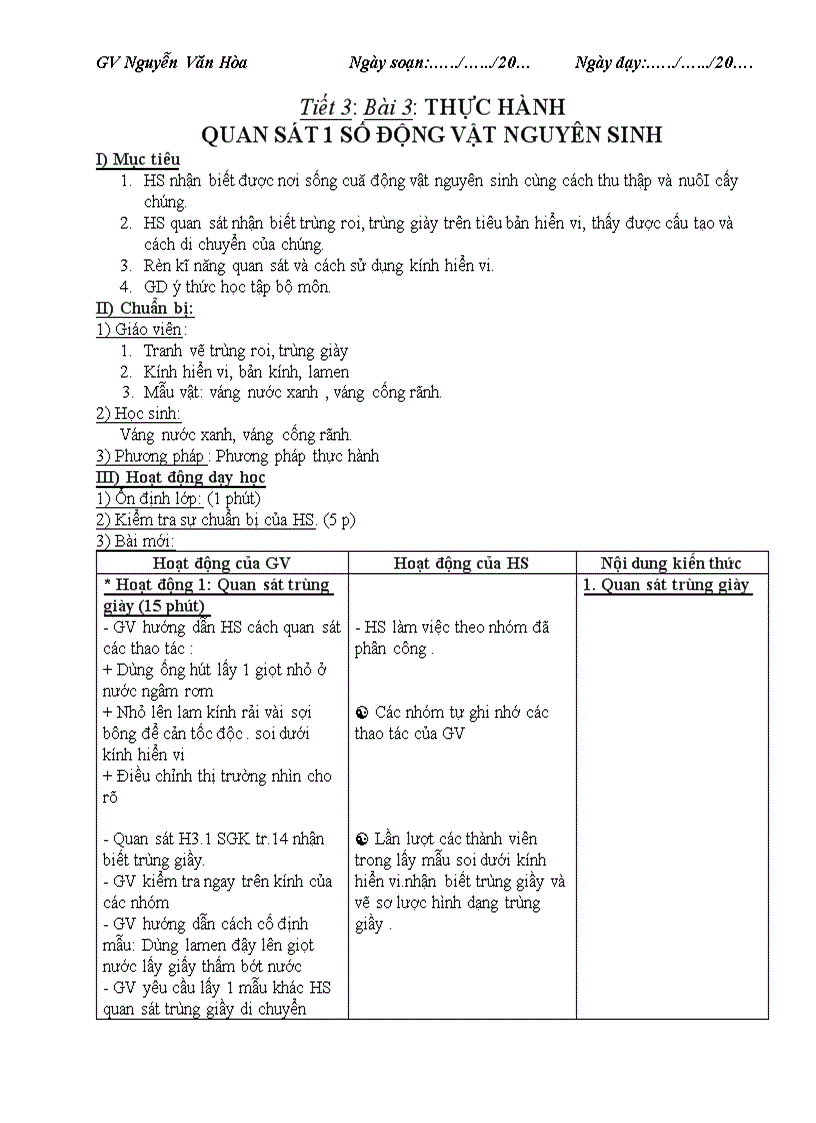 image for page Giao an sinh 7 theo chuan kien thuc doc