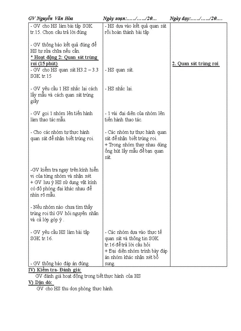 image for page Giao an sinh 7 theo chuan kien thuc doc