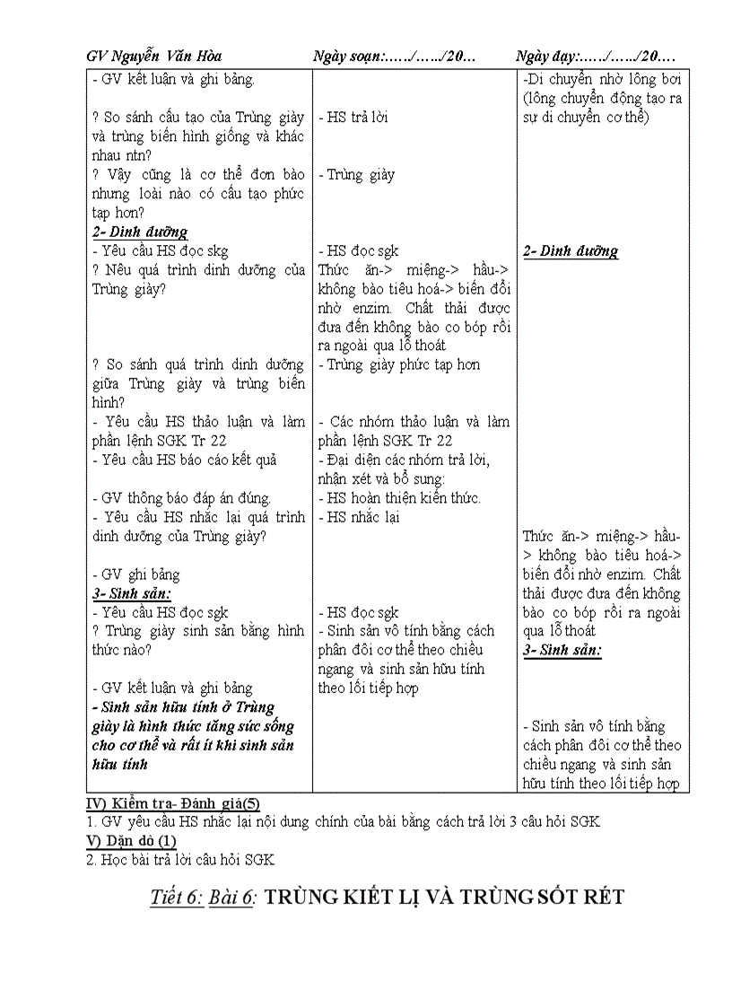 image for page Giao an sinh 7 theo chuan kien thuc doc