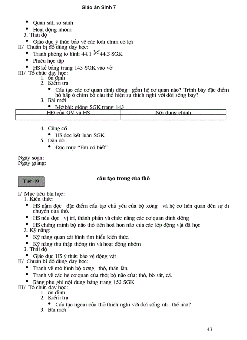 image for page Giao an sinh 7 tron bo 2010 2011