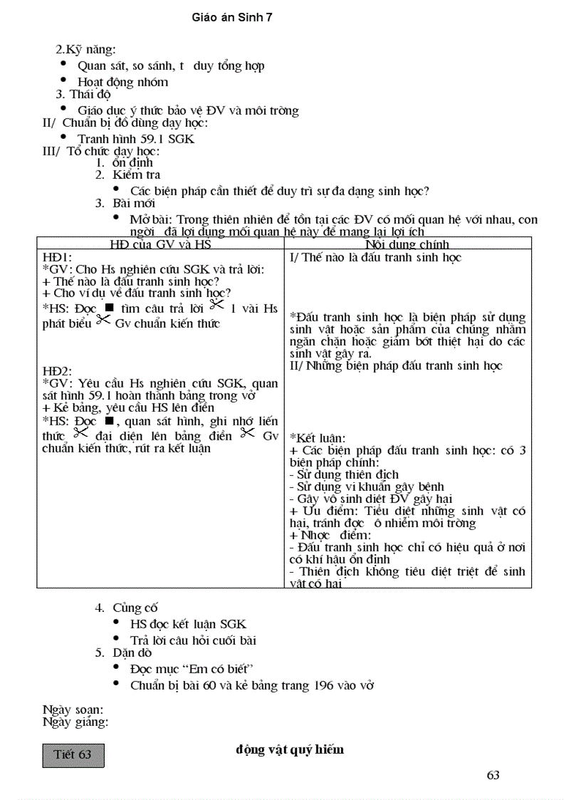 image for page Giao an sinh 7 tron bo 2010 2011