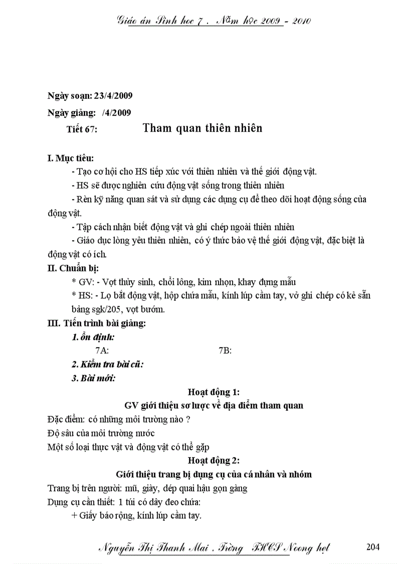 image for page Giao an sinh 7 tron bo