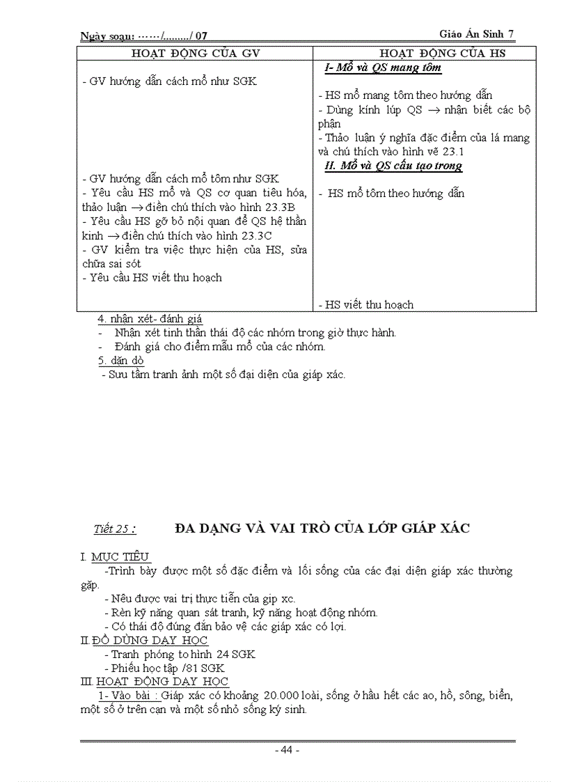 image for page Giao an sinh 7 ALL