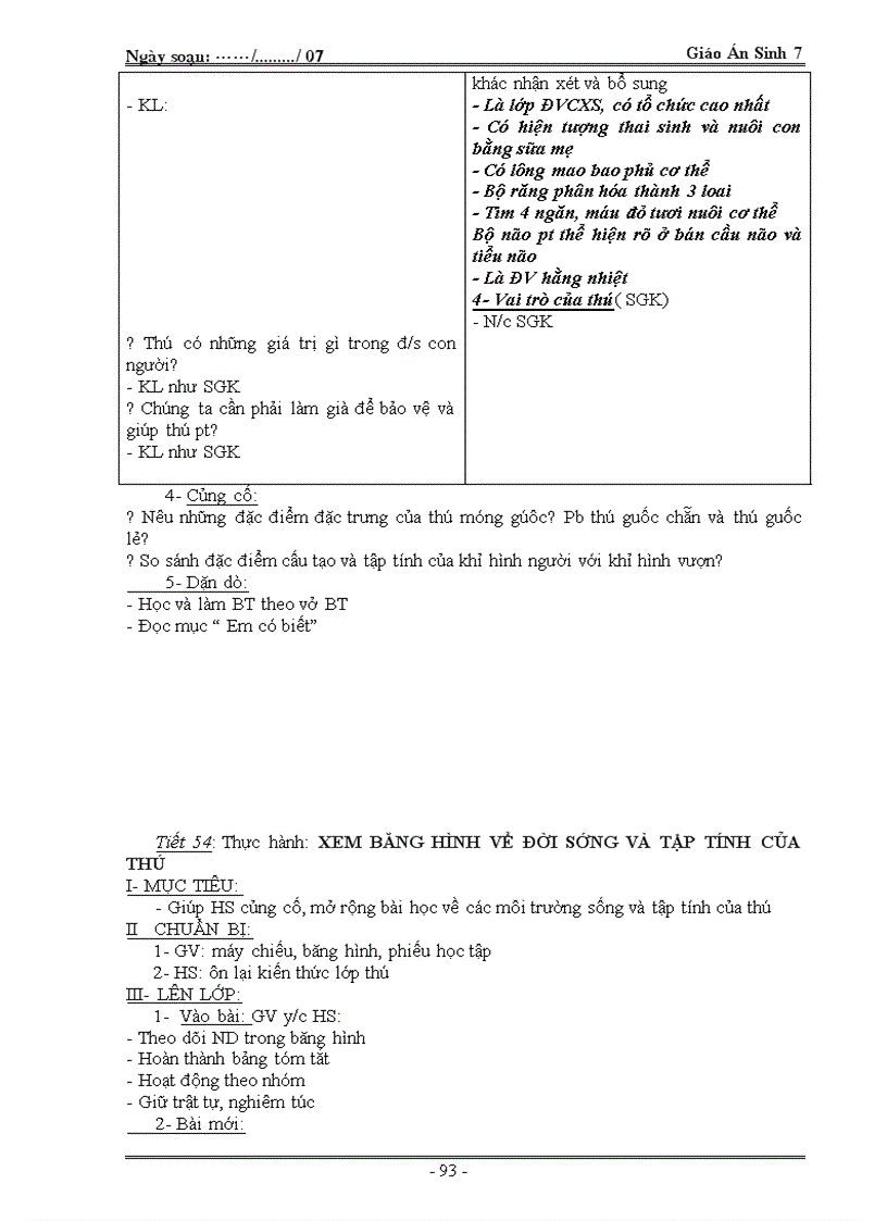 image for page Giao an sinh 7 ALL