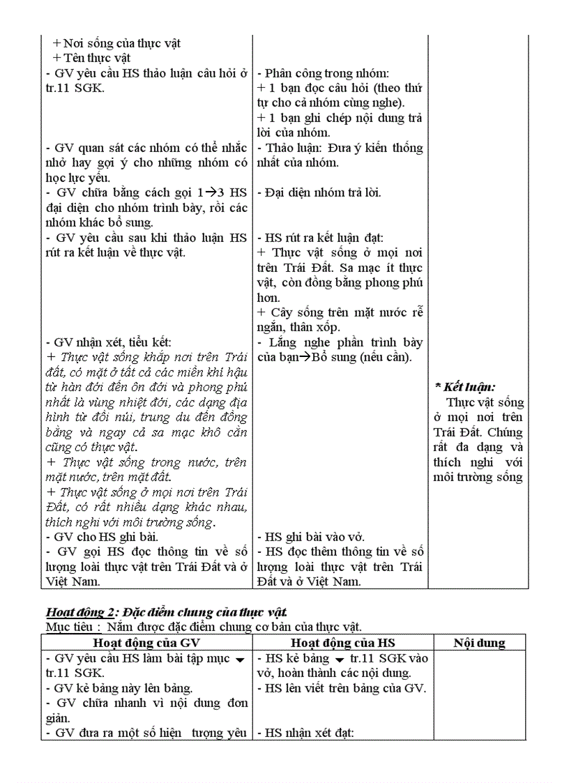 image for page Giáo án sinh học 6 trọn bộ HOT NEW