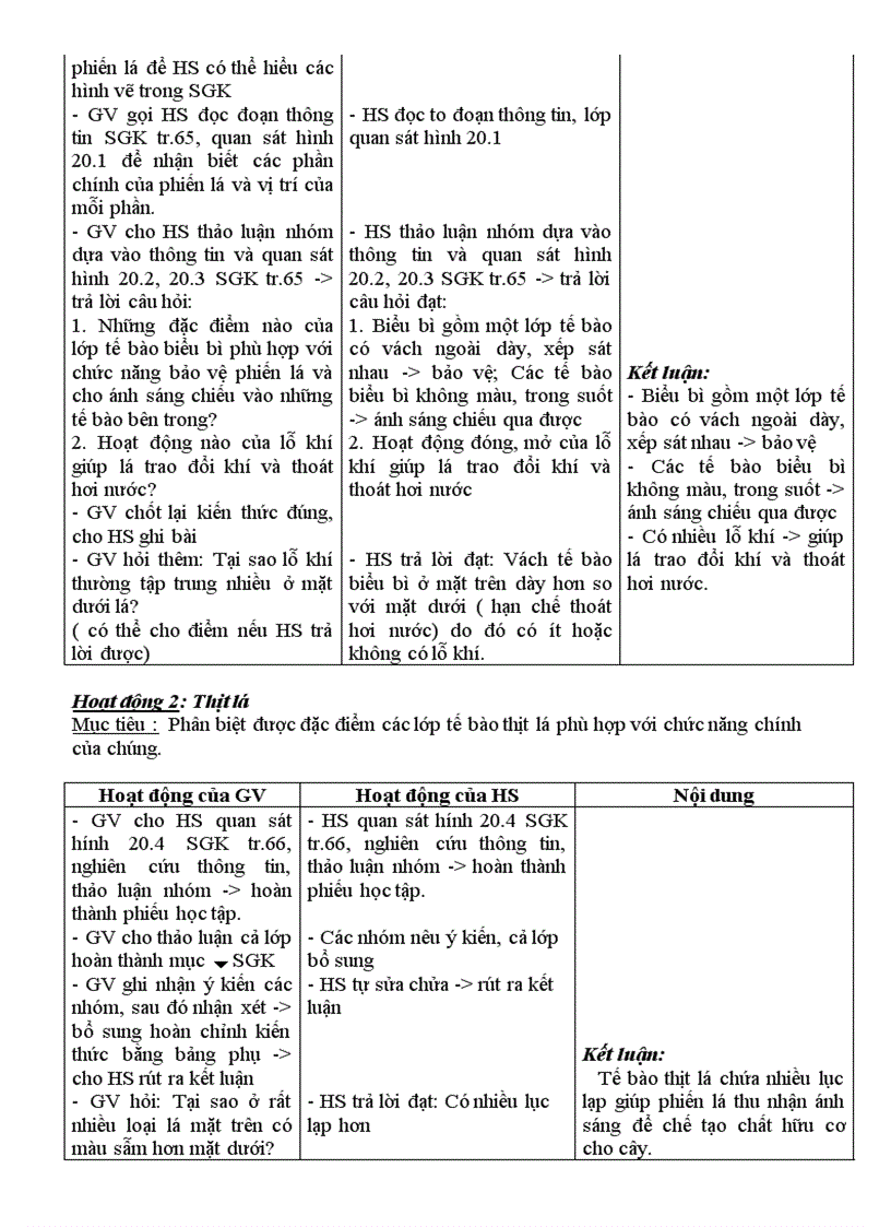 image for page Giáo án sinh học 6 trọn bộ HOT NEW