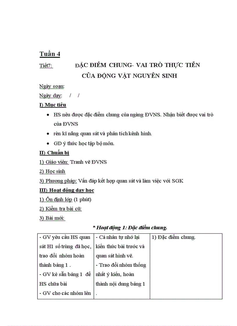 image for page Giáo án sinh học 7 cả năm 3 cột mới