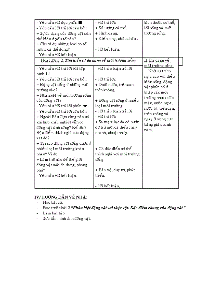 image for page Giáo án Sinh học 7 cả năm chuẩn KTKN 3 cột