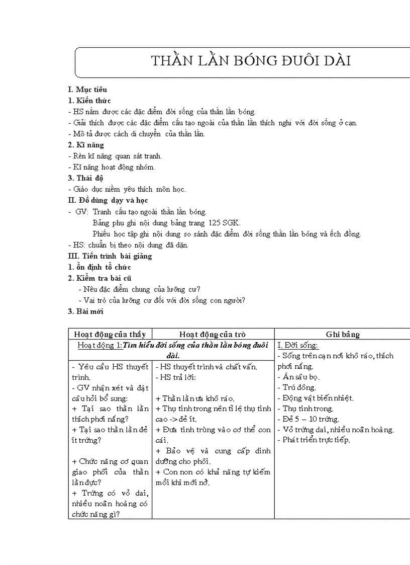 image for page Giáo án Sinh học 7 chuẩn kiến thức kỹ năng mới