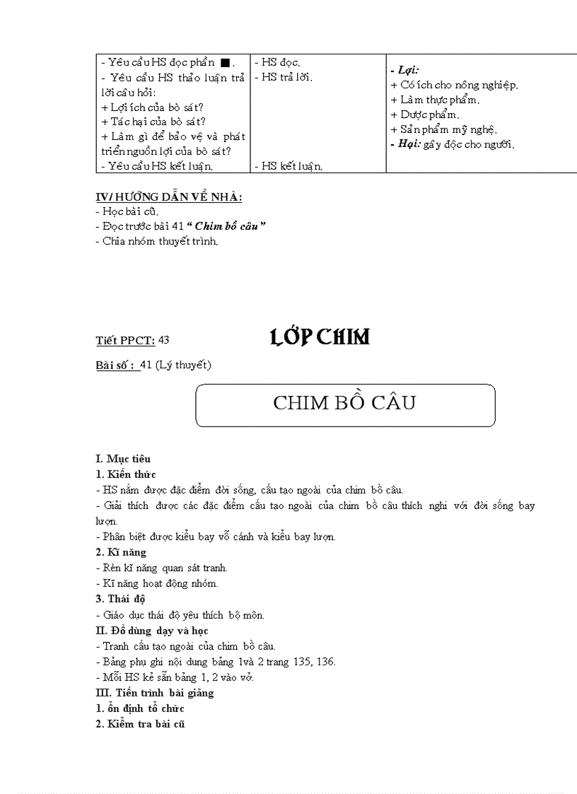 image for page Giáo án Sinh học 7 chuẩn kiến thức kỹ năng mới