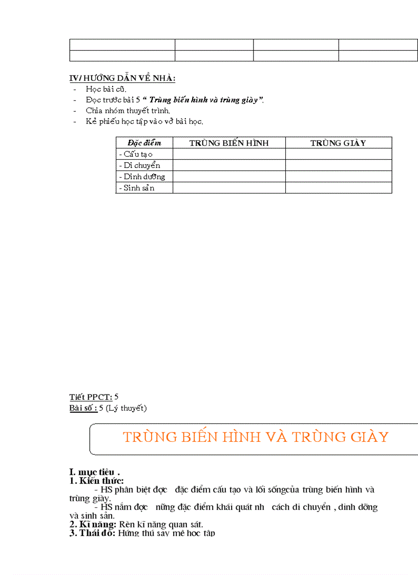 image for page Giáo án Sinh học 7 chuẩn kiến thức kỹ năng