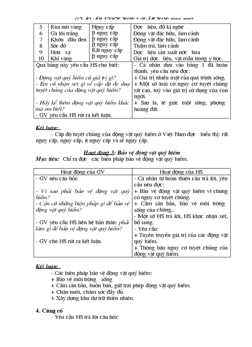 image for page Giáo án Sinh học 7 CN chi tiết