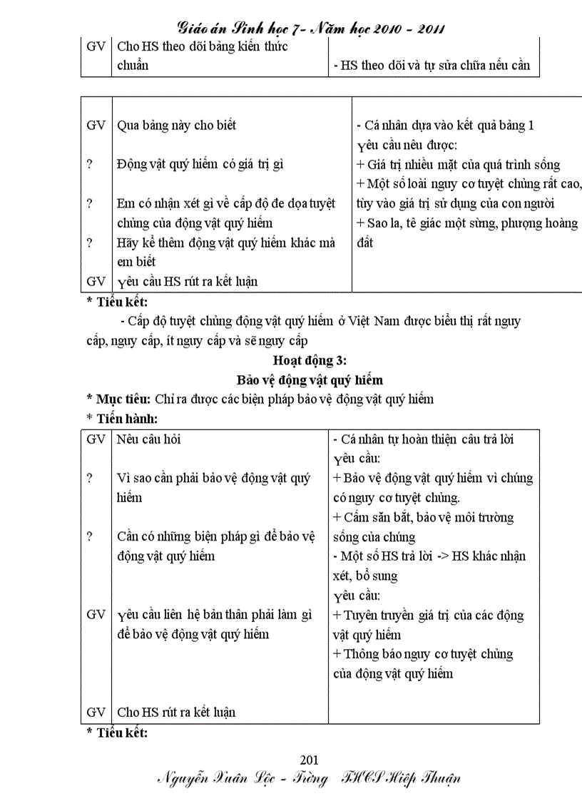 image for page Giáo án Sinh học 7 đầy đủ