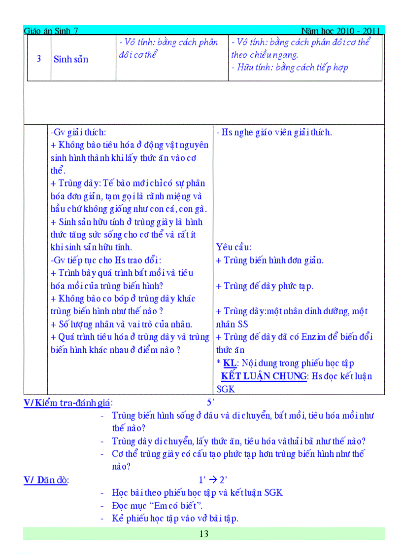 image for page Giao an sinh hoc 7 du ca nam da chinh sua