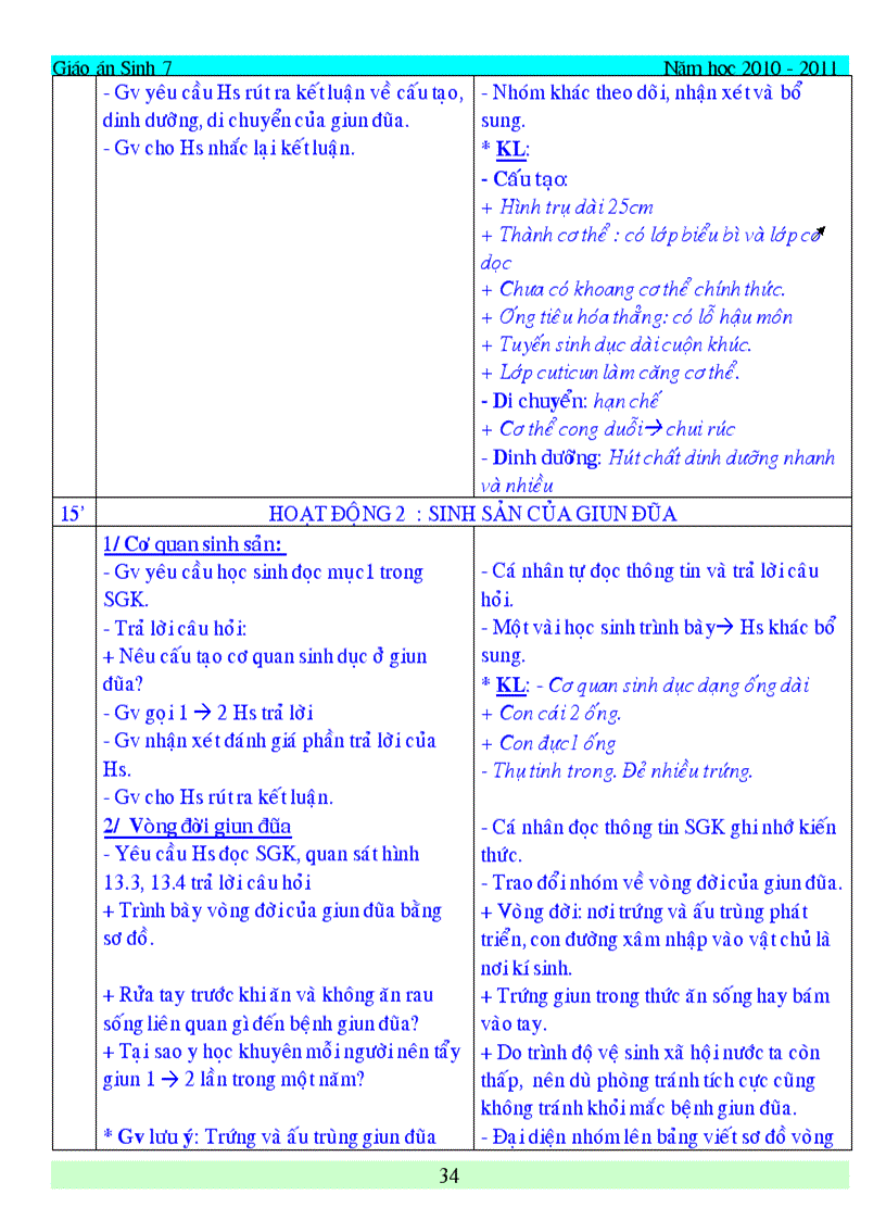 image for page Giao an sinh hoc 7 du ca nam da chinh sua