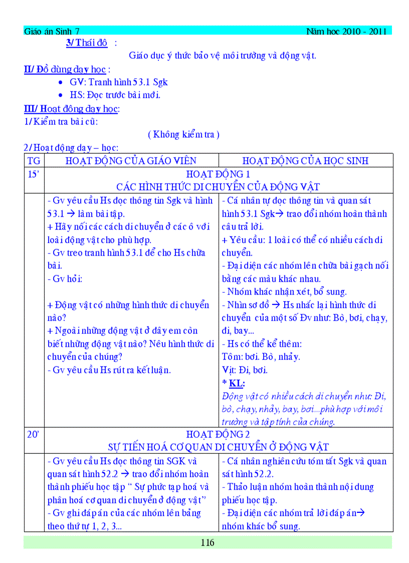 image for page Giao an sinh hoc 7 du ca nam da chinh sua