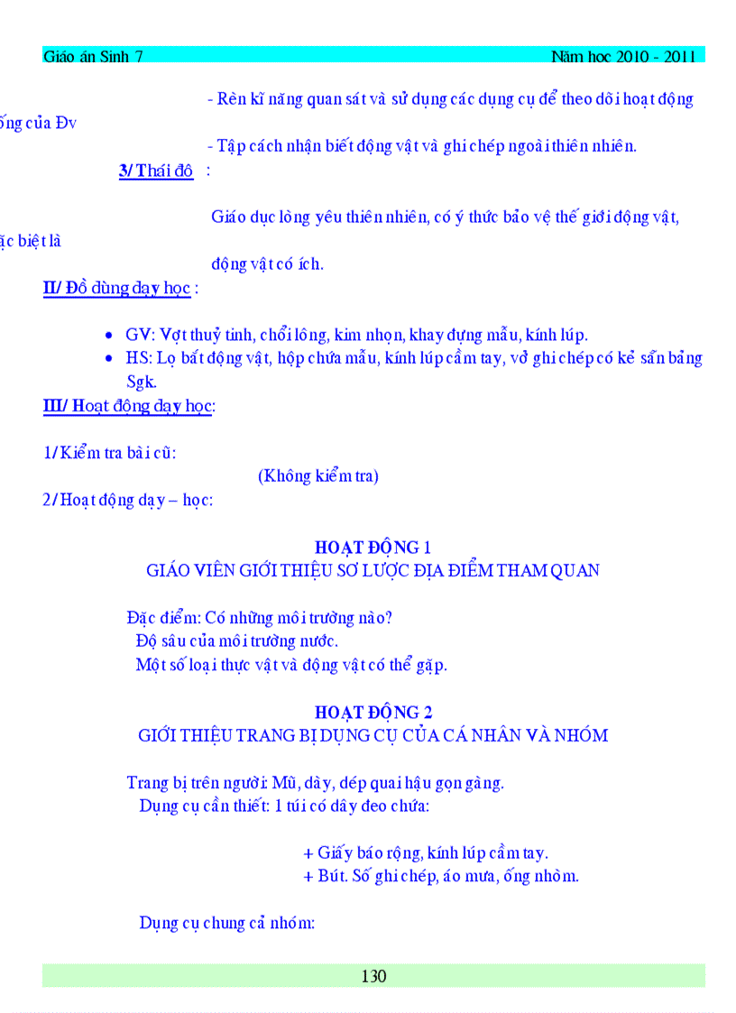 image for page Giao an sinh hoc 7 du ca nam da chinh sua