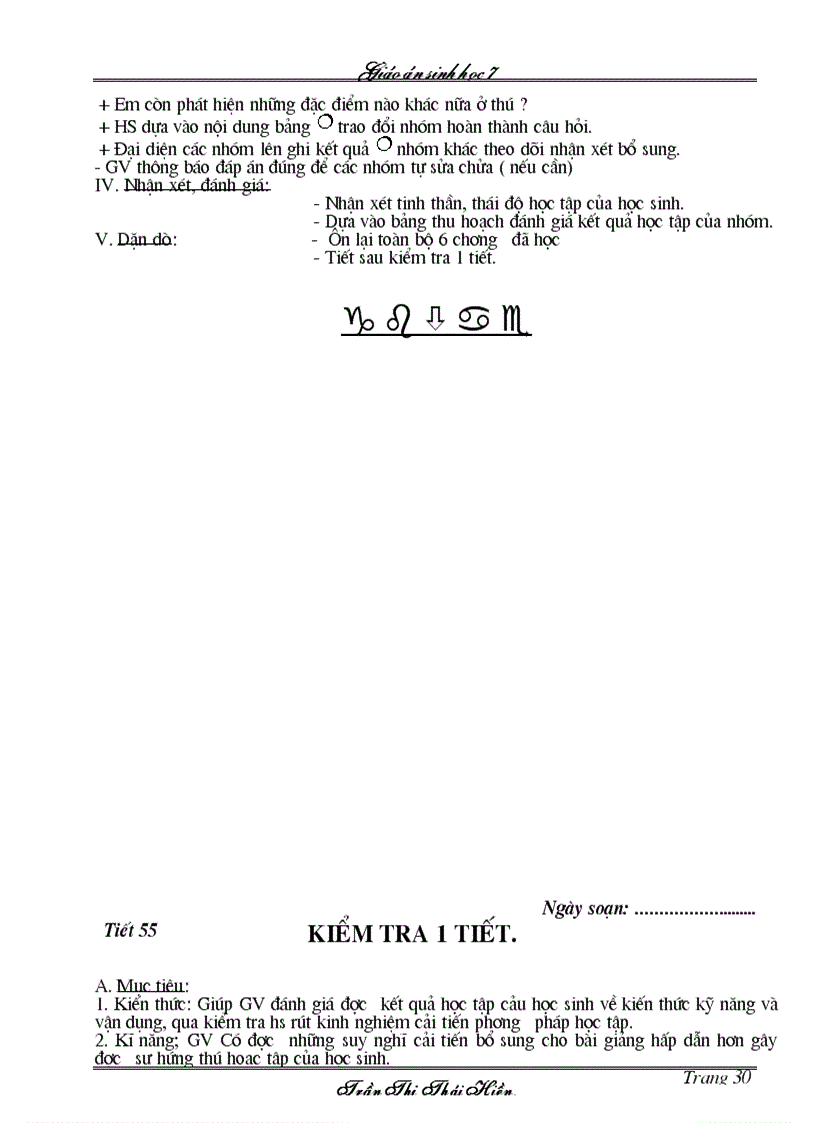 image for page Giao an sinh hoc 7 kì 2