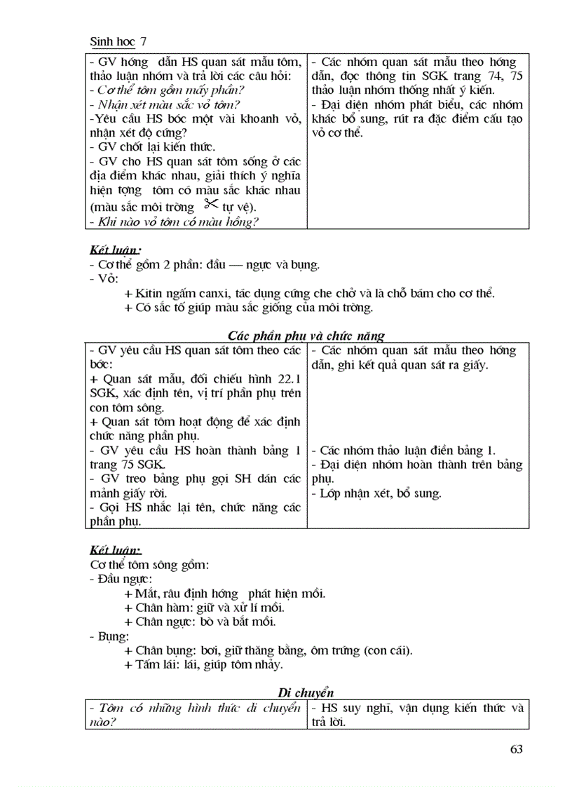 image for page Giao an Sinh hoc 7 tron bo