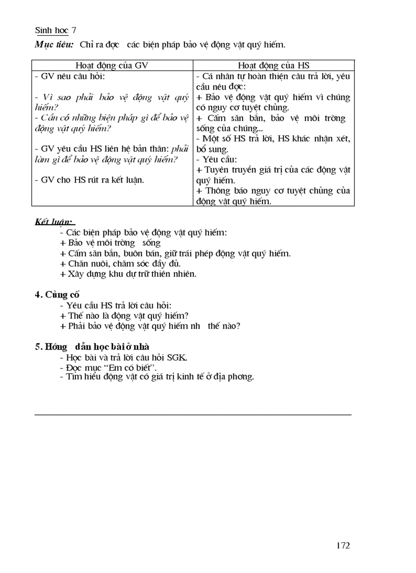 image for page Giao an Sinh hoc 7 tron bo