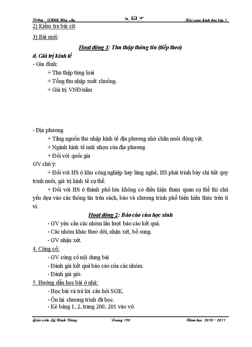 image for page GIÁO ÁN SINH HỌC 7 2011 chuẩn KTKN