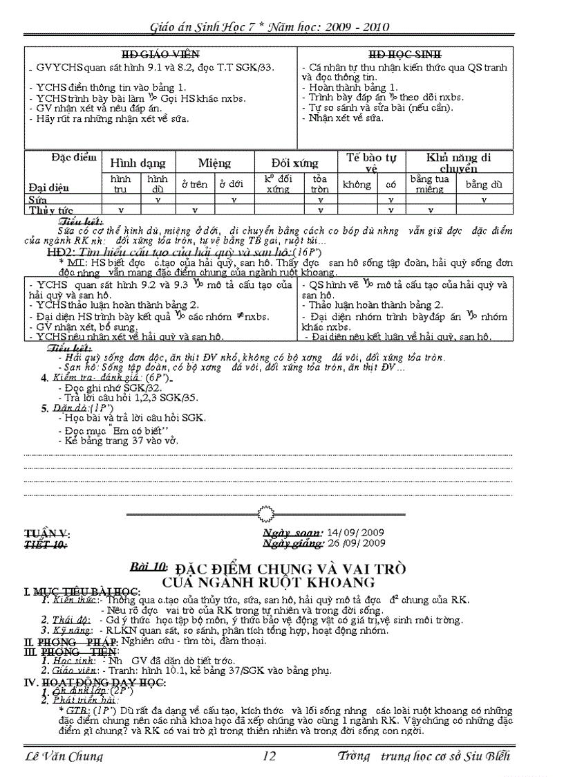 image for page Giao an sinh hoc 7 tron bo 1