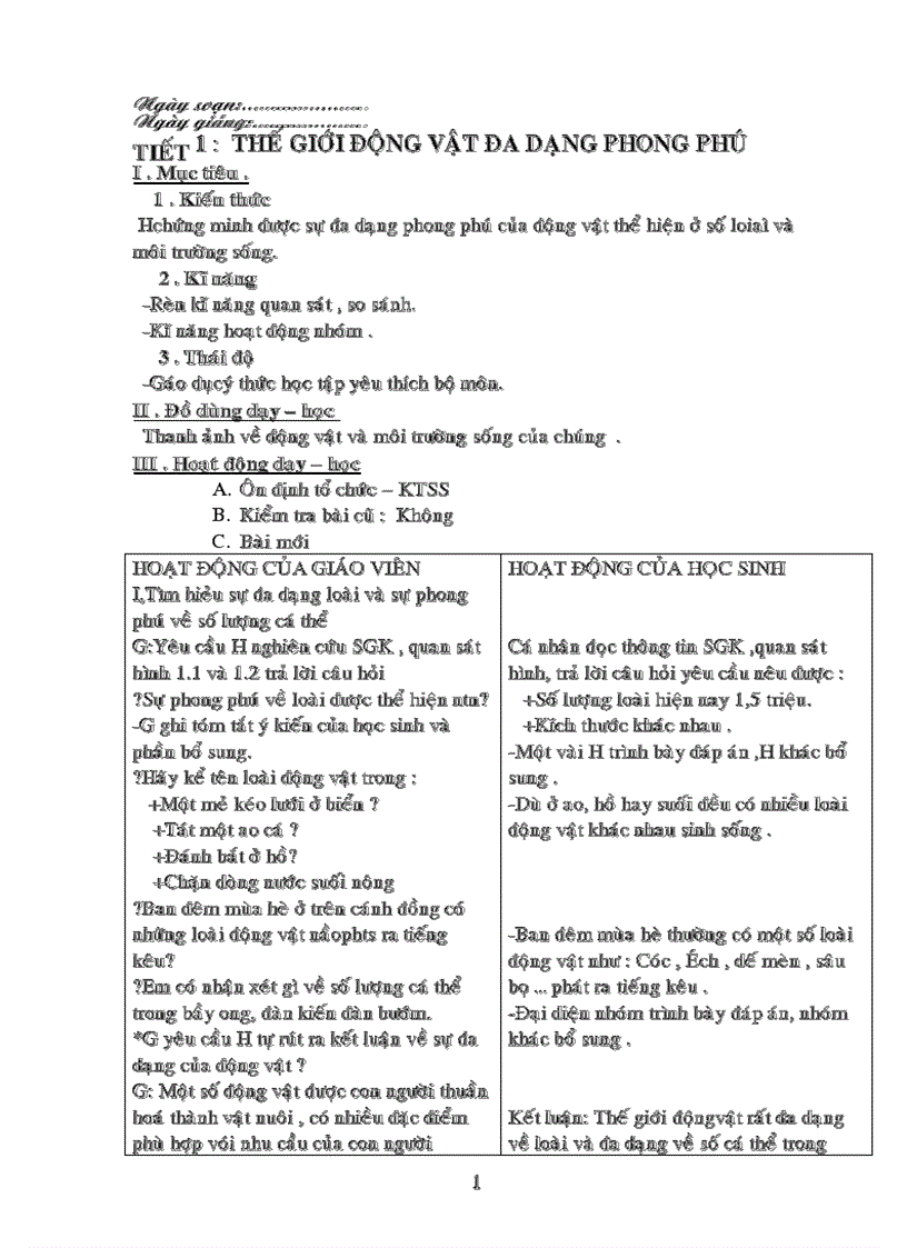 image for page Giáo án Sinh học lớp 7 Từ tiết 1 46