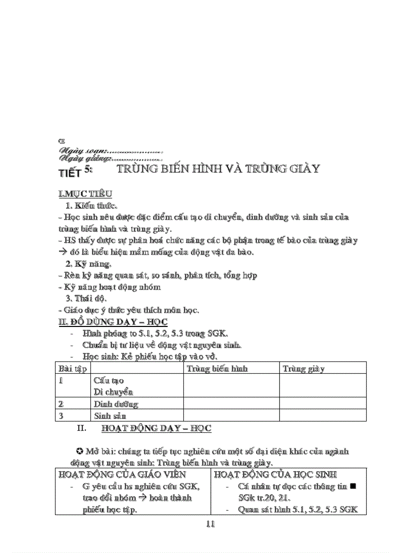 image for page Giáo án Sinh học lớp 7 Từ tiết 1 46