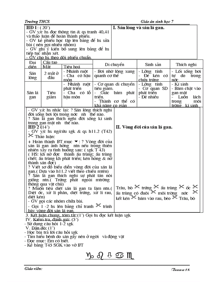 image for page Giáo án sinh vật lớp 7 hk1