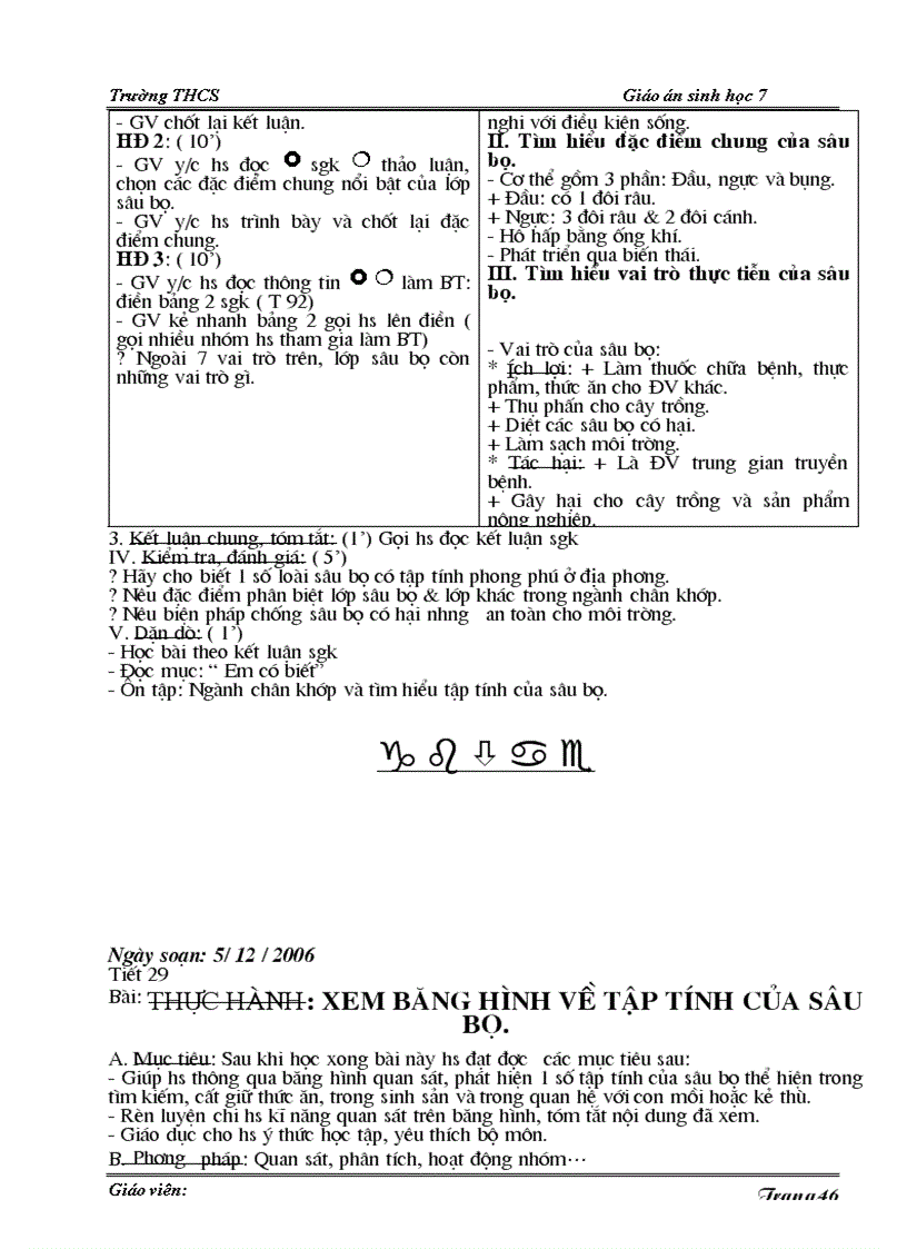 image for page Giáo án sinh vật lớp 7 hk1