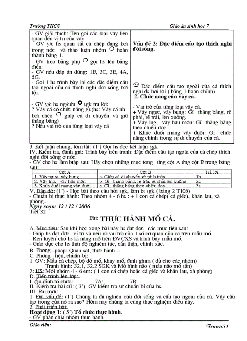 image for page Giáo án sinh vật lớp 7 hk1