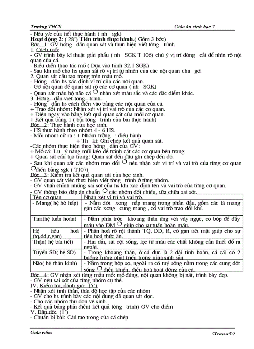 image for page Giáo án sinh vật lớp 7 hk1